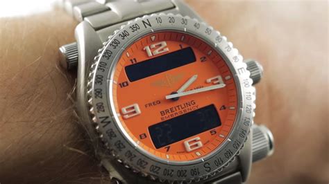 watch with emergency beacon